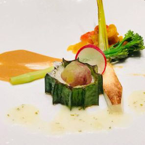 將新鮮食材與頂級鐵板燒料理呈現